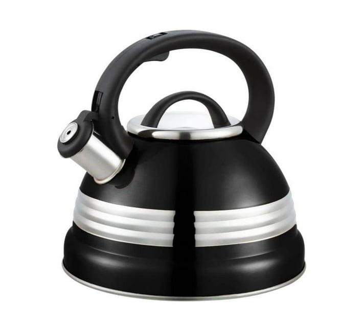 Someone’s in a Makro 3 Liter Stove Top Whistling Kettle Black Mood