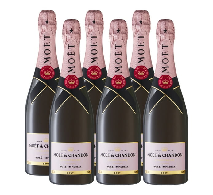 Buy Moet & Chandon Brut Imperial Rose (6 x 750ml) in Bulk | Makro