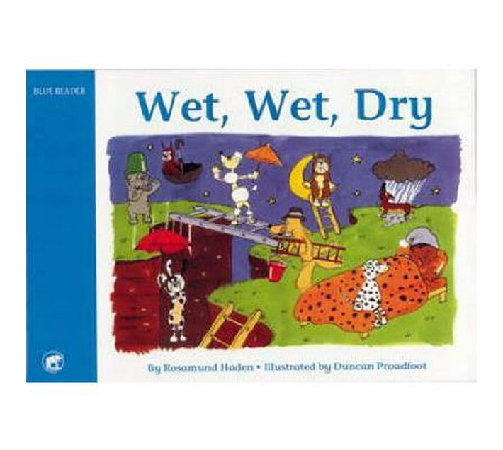 Wet wet dry Book 1 Blue reader (Paperback / softback) Makro