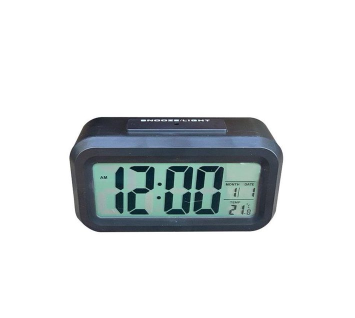 Someone’s in a Makro LCD Digital Alarm Clock Black Mood