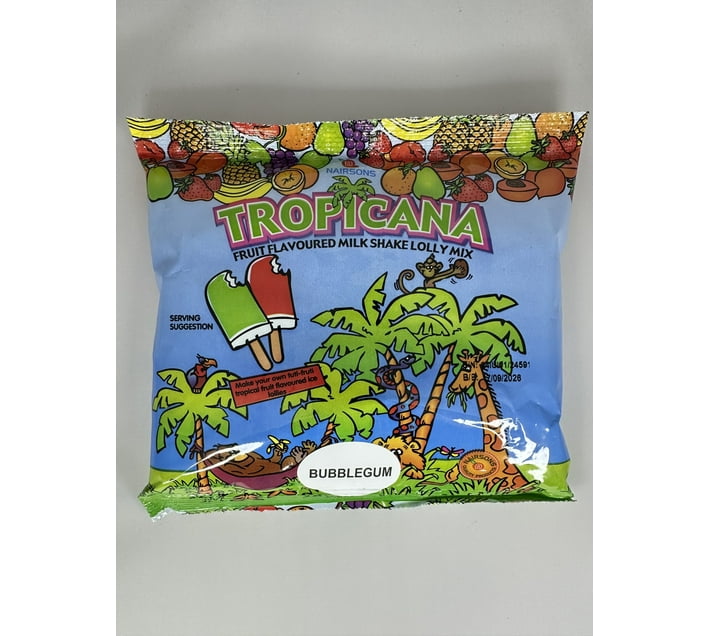 Tropicana Powder TROPICANA M/SHAKE LOLLY MIX BUBBLEGUM (1.5 kg, Pack