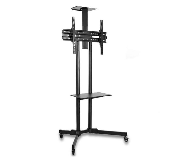 Someone’s In A Makro 32''-70'' Height-adjustable Mobile Tv Trolley With 