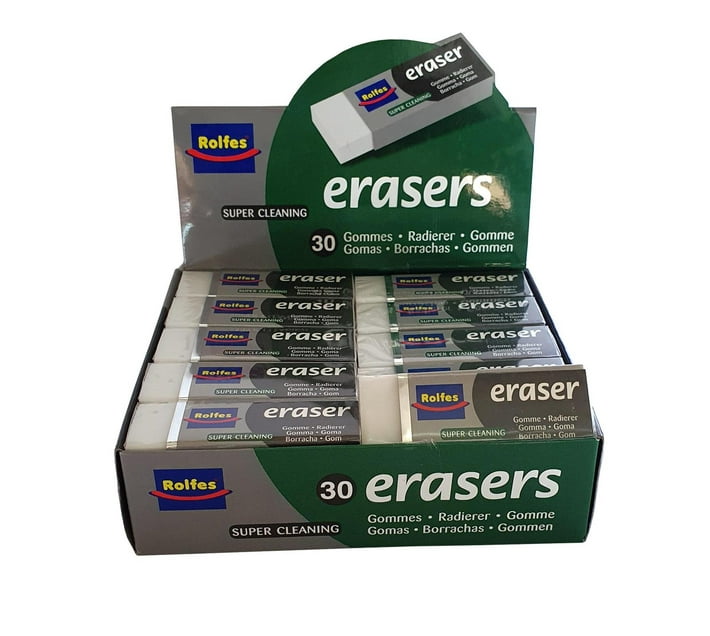 Rolfes Super Cleaning Eraser 58x19x10cm, Box of 30 Makro