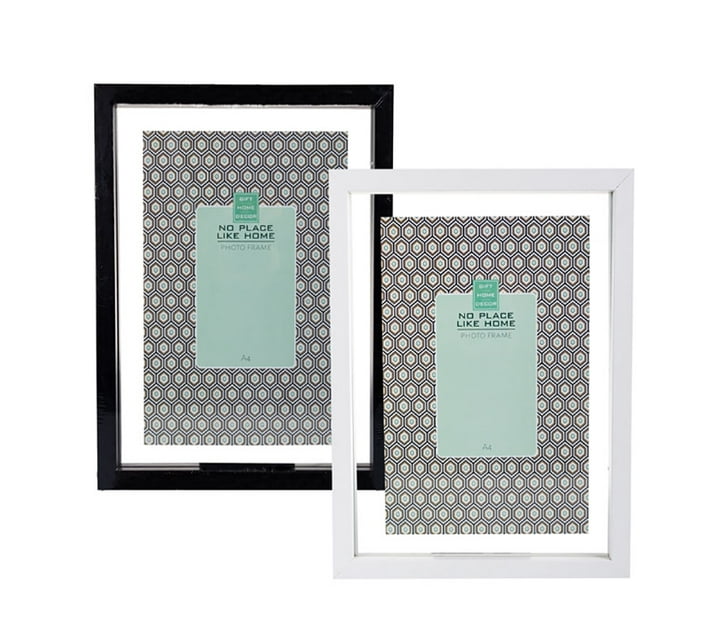 Picture Frame Certificate Wooden A4 Inlay (Set of 2) Makro