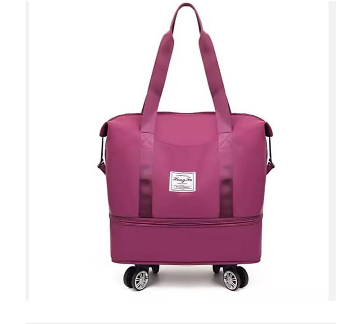 Generic Rolling Expandable Duffle Bag with Wheels Cabin Suitcase 2