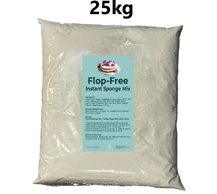 Bakels Instant Vanilla Sponge Cake Mix - Bakery/ Catering Grade 25 kg ...