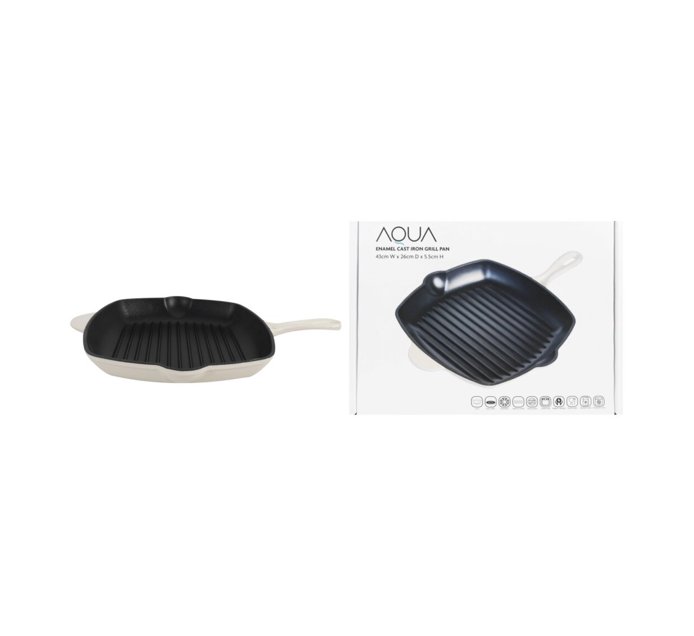 Aqua Cast Iron Grill Pan Makro