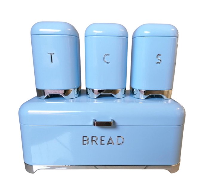Someone’s in a Makro Continental Homeware Smeg Bread Bin with Silver
