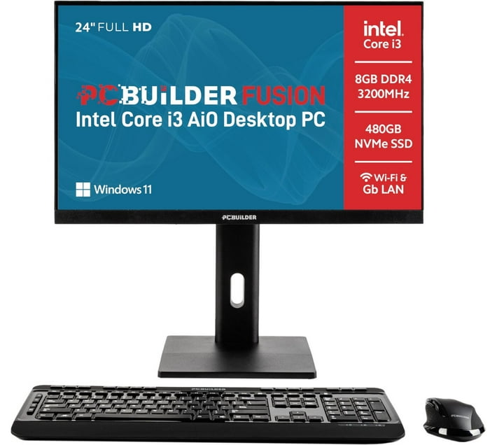 Buy PC Builder Core i3 (8 GB/500 GB/500 GB SSD/Windows 11 Home/24
