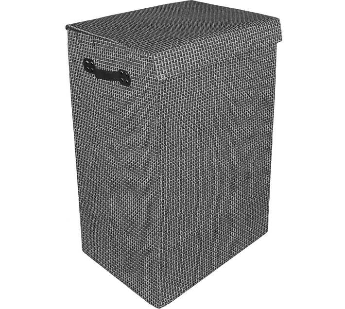 Creative Deco 75 L Pewter Grey Laundry Basket | Makro