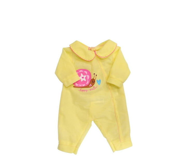 Someone’s in a Makro Dollsworld Baby Dolls Clothes Yellow Onesie Outfit