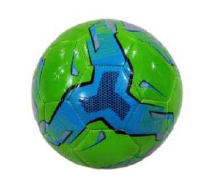 Regular Size Soccer Ball/Football Blue and Green Makro