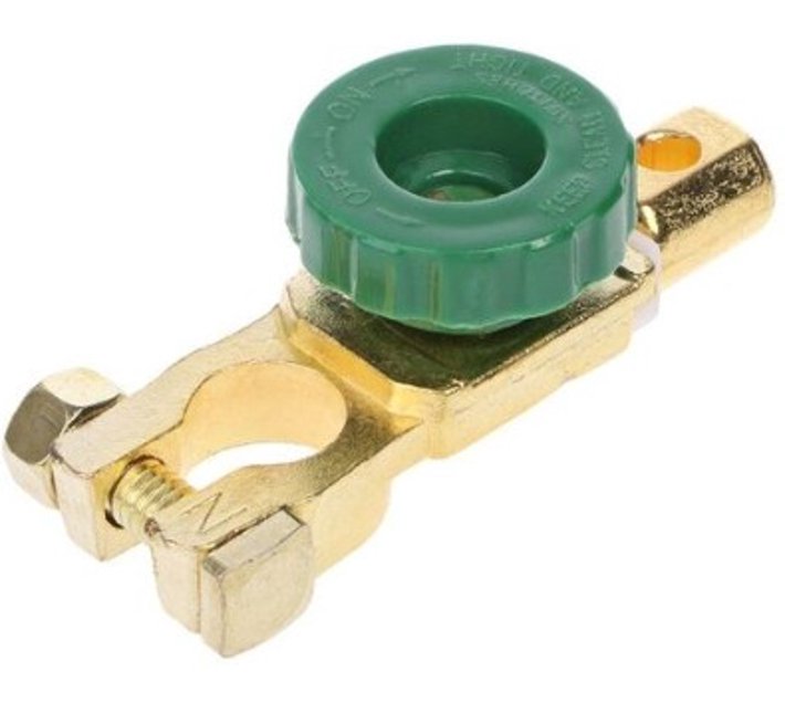 Car Battery Isolator Switch Negative & Positive Battery Terminal Clamp