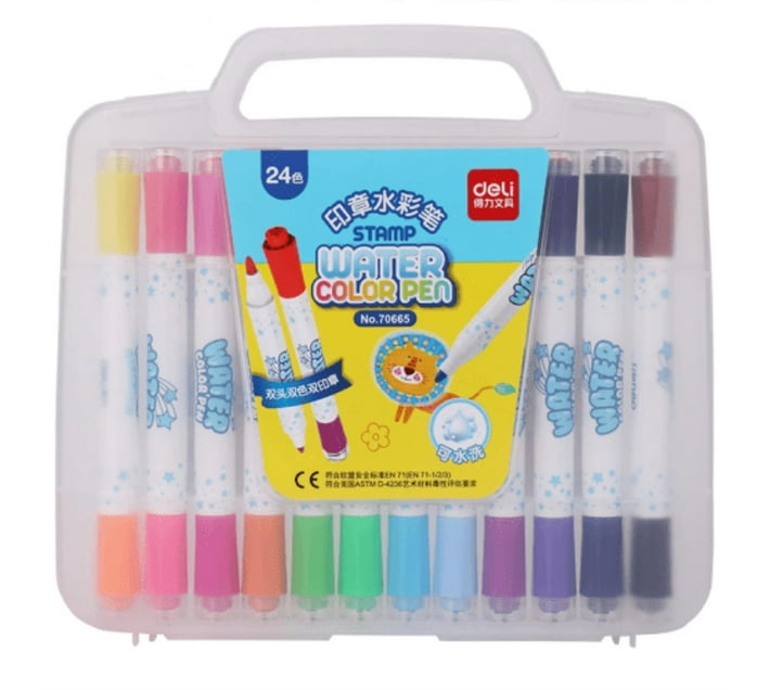 Someone’s in a Makro Deli Double-Headed Water Colour Pens - Set of 24 ...