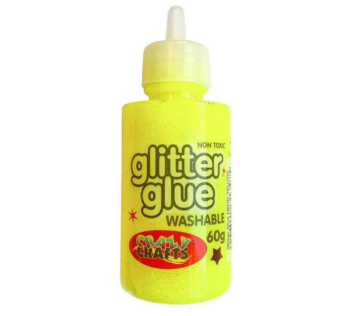 Someones In A Makro Glitter Glue Neon Yellow 60g Mood 6845