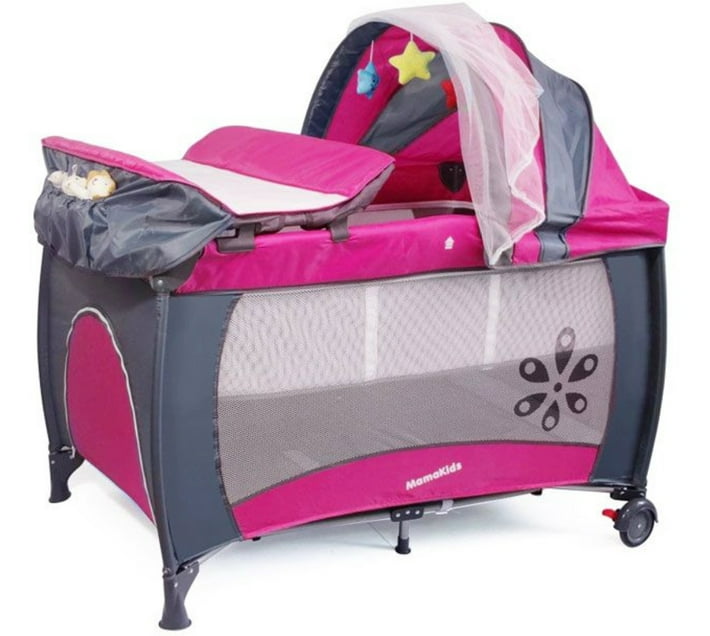 Baby Centre Travel Cot With Folding Mattress Travel Crib Cot With