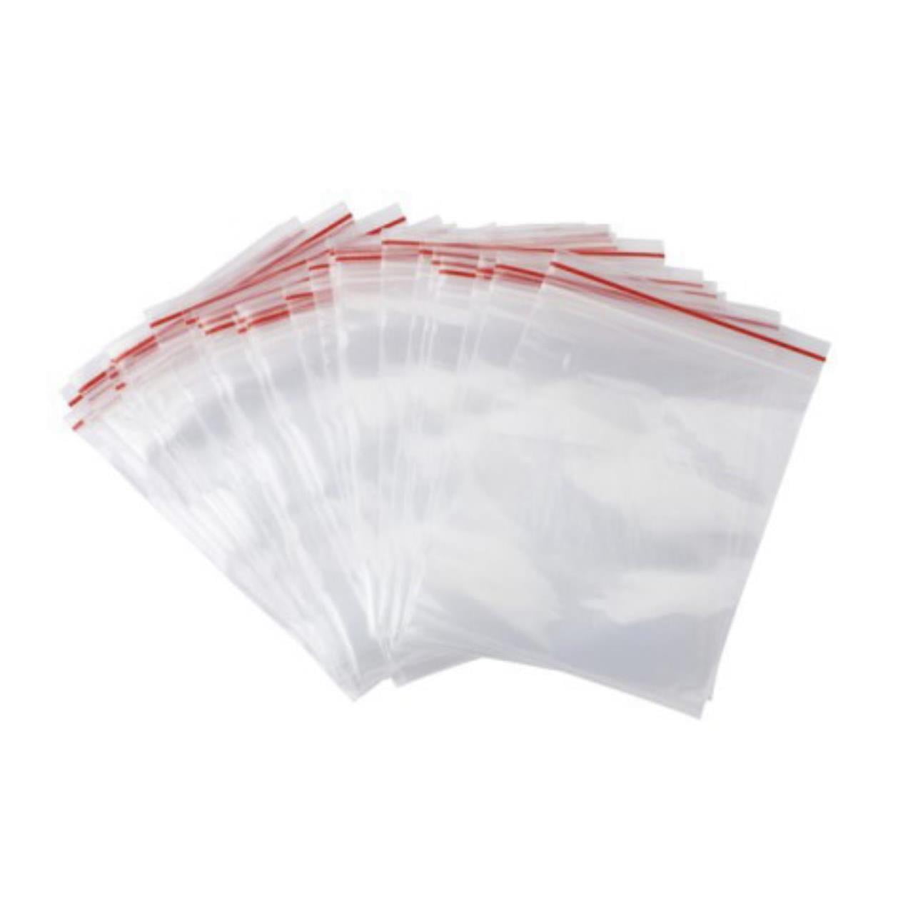 100 Clear Plastic Zipper Reclosable Zip Bags Top Lock PE Storage Bag 2x3  3x4 4x6 | eBay