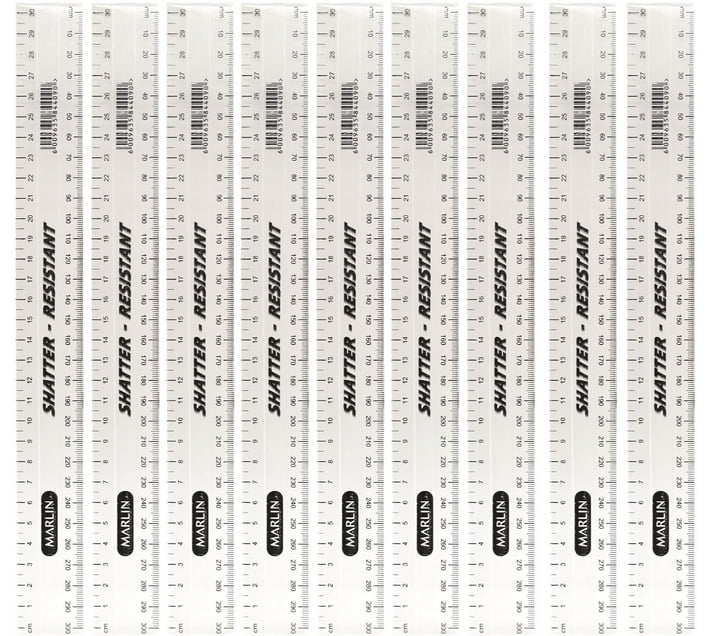 Smart Buy Ruler Buy Marlin Rulers 30cm Clear 17g Ruler (Clear) in Bulk | Makro Business