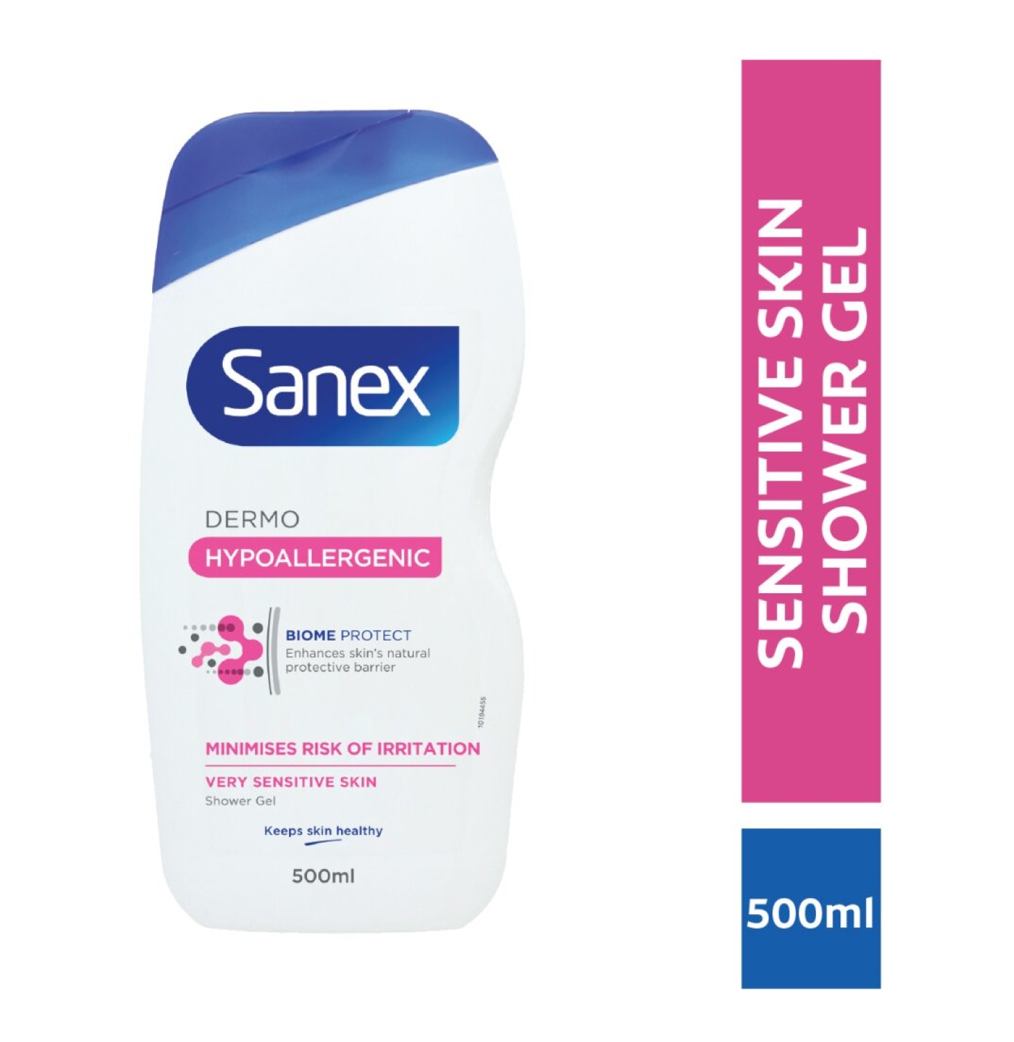 Sanex Duschgel Für Empfindliche Haut – 6 X 450 Ml, Dermatologisch Getestet, PH-neutral