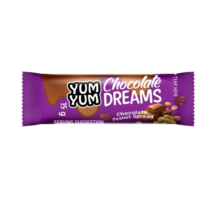 Buy Yum Yum Peanut Butter Sachets Choc Dream Peanut (18 x 12 x 1
