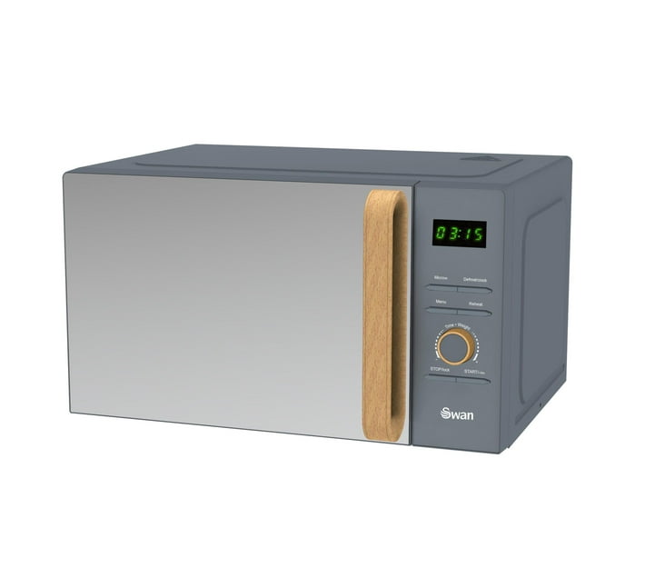 Someone’s in a Makro Swan Nordic Slate Grey 30 Litre Digital Microwave