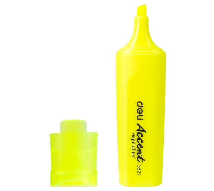 deli Yellow Highlighters 10 Pcs Makro
