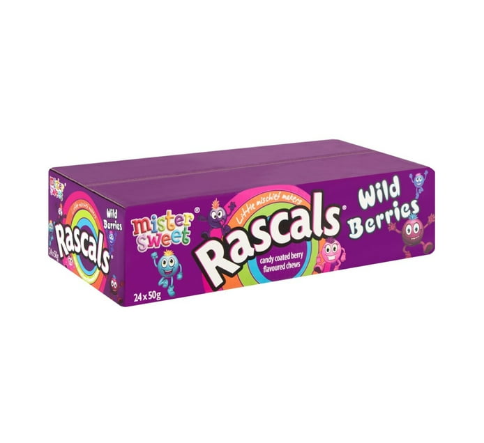 Buy Rascals Candy Chews Wild Berries (24 x 50g) in Bulk | Makro Business
