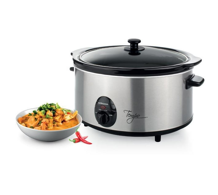 MELLERWARE SLOW COOKER STAINLESS STEEL BRUSHED 3.5L 240W TEMPO Makro