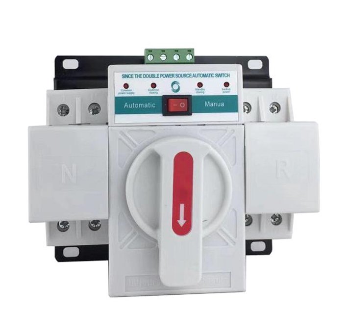 Automatic Changeover Switch 2 Pole Dual Power 63A Grey Makro