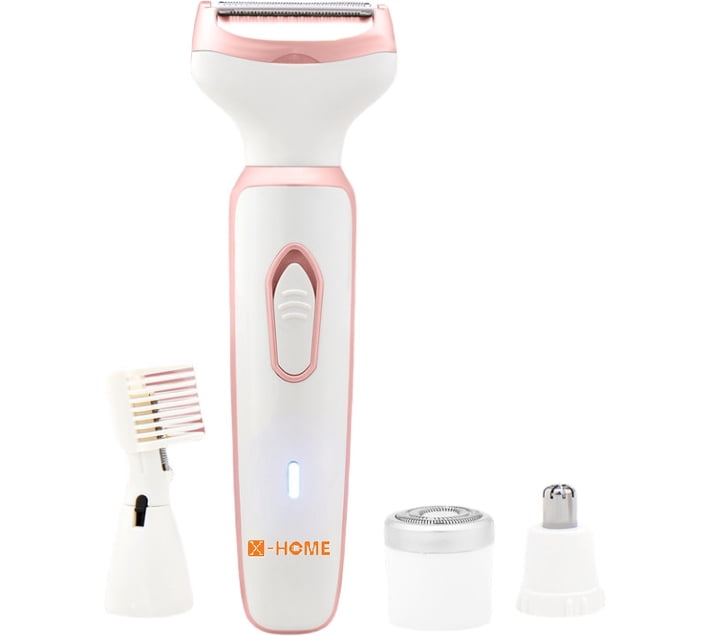 Multi Purpose Razor X-HOME Ladies Multi-Use Electric Razor Rechargeable With 4 Detachable ...