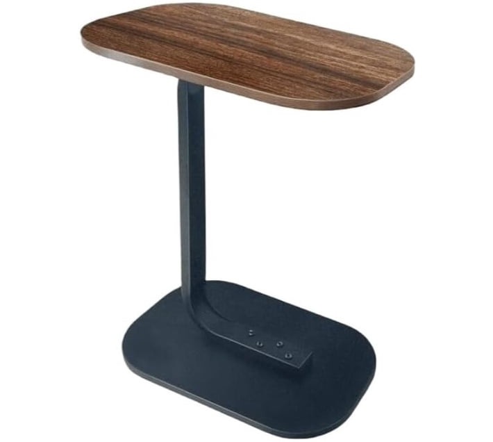 Generic Bedside Mini Balcony Small Coffee Table Metal Side Table (Finish Colour - Brown, Pre ...