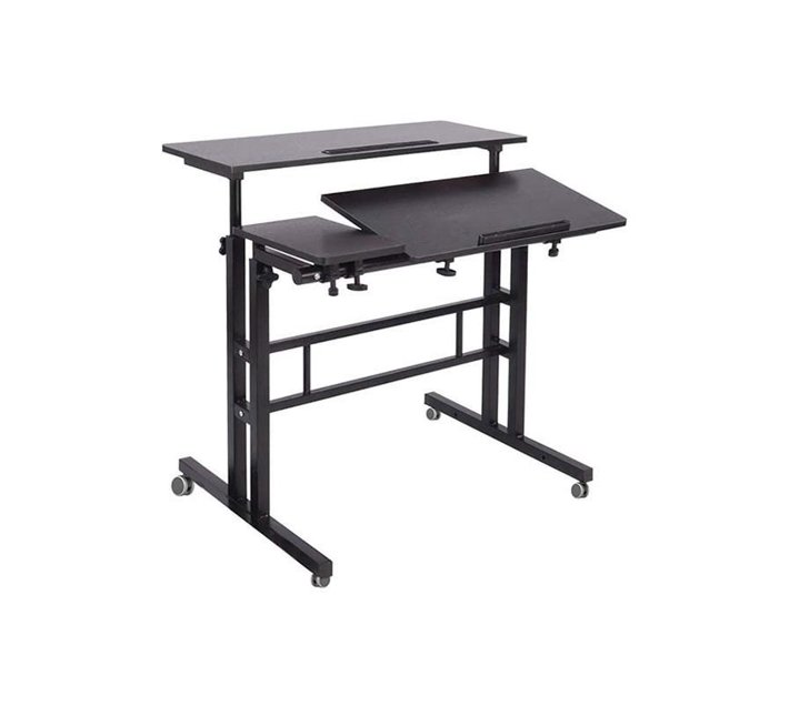 Someone’s in a Makro 80cm Height Adjustable Rolling Laptop Portable