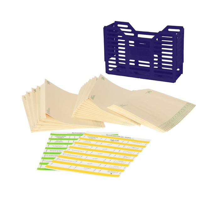 Tidy Files Filing Starter Pack Blue Makro