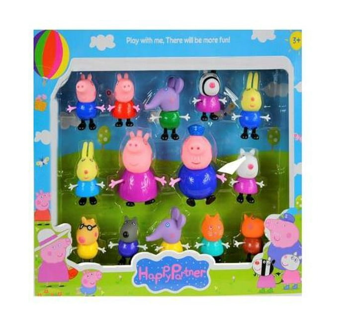 Someone’s in a Makro Peppa Pig Happy Partner Play Set 14 Friends Action ...