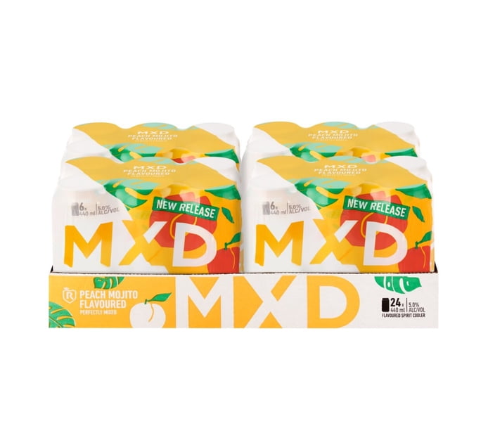 Mojito REDDS MXD PEACH MOJITO 440ML CANS | Captain Liquor Distributors