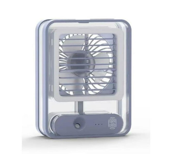 Someone’s in a Makro INE Portable Battery Fan with Mist Spray and LED