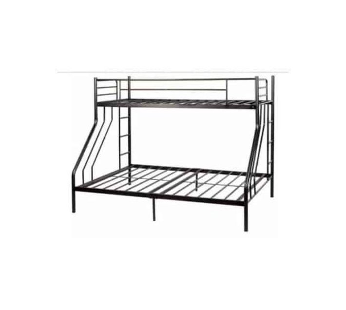 Someone’s in a Makro Steel Bunk Bed Single top, Double bottom Black