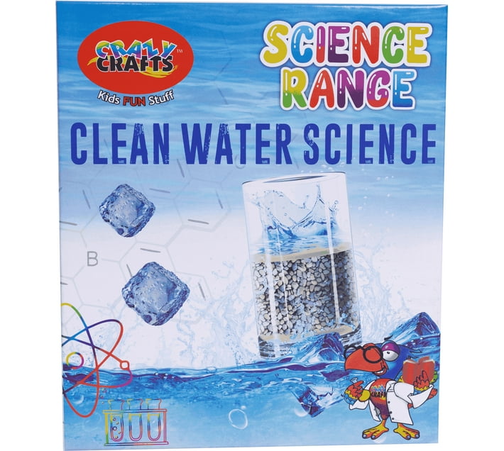 CRAZY CRAFTS Science Range Clean Water Kit Doityourself Kits Art