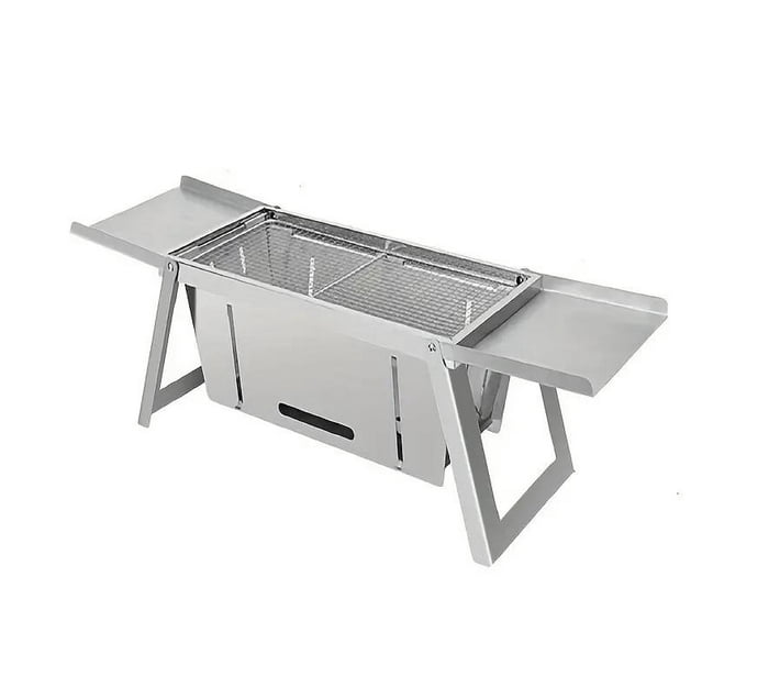 LMA 37x18cm Compact Folding Braai Stand with Shelves FX8520 Makro