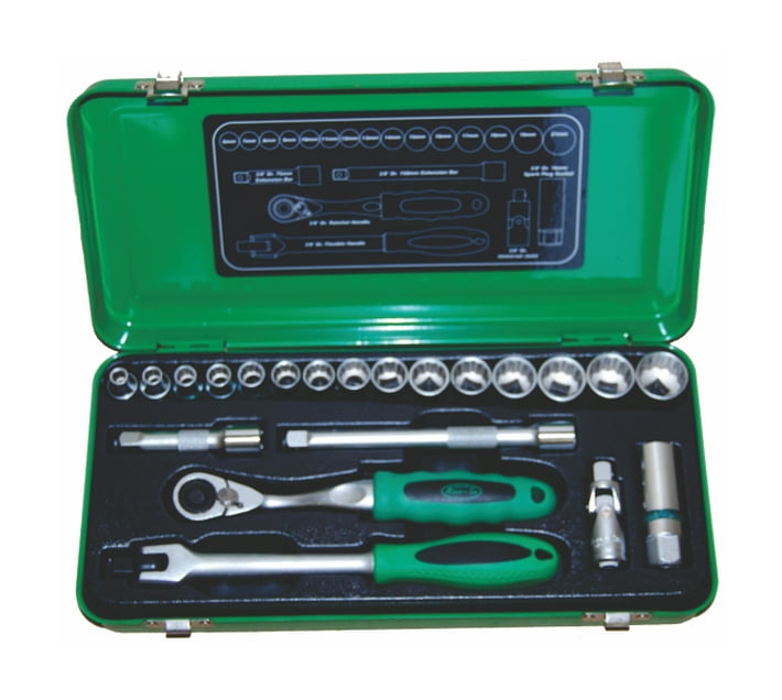 MicroTec Sockets 3/8 Std 621Mm 21Pc Makro