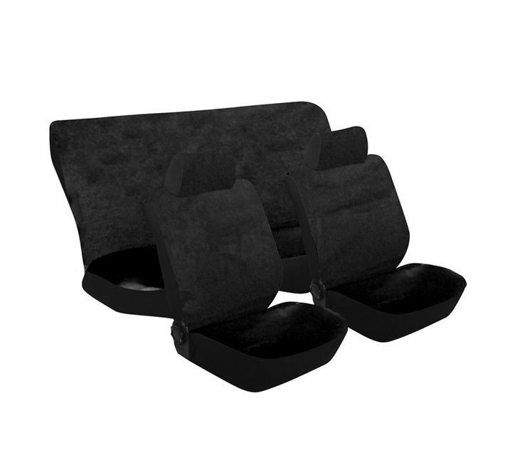 Someone’s in a Makro Stingray Customised HiLux Seat Cover Bakkie Set Black Mood