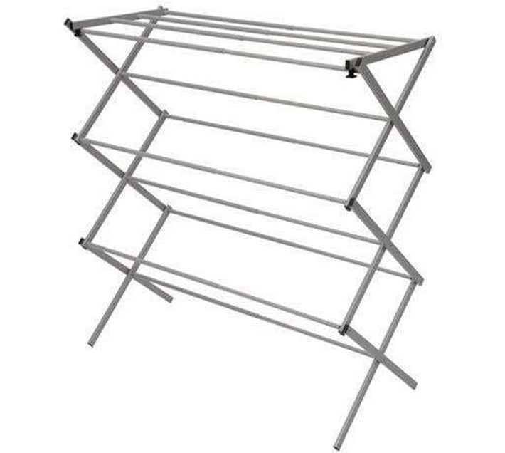 VariDeals Aluminium Floor Cloth Dryer Stand NA (3 Tier) Makro
