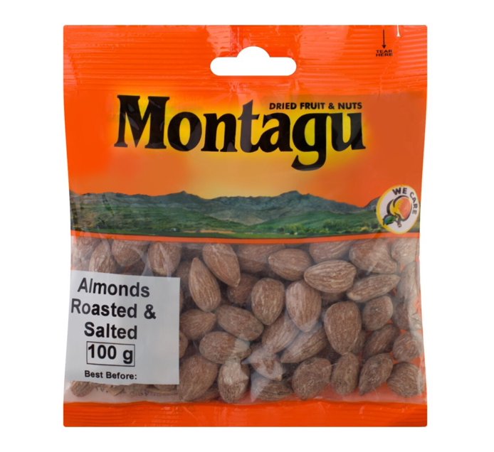 Montagu Almonds Roasted & Salted (100 g) Makro