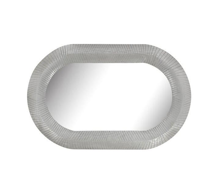 Paramount Mirrors & Prints Willow Wave Grey Makro