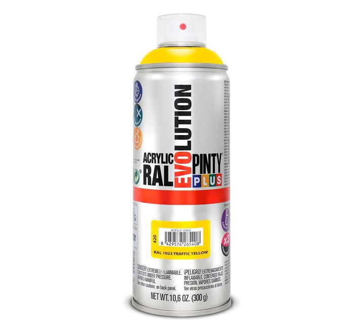 Spray Paint Pinty Evo 400ML Rape Yellow Makro