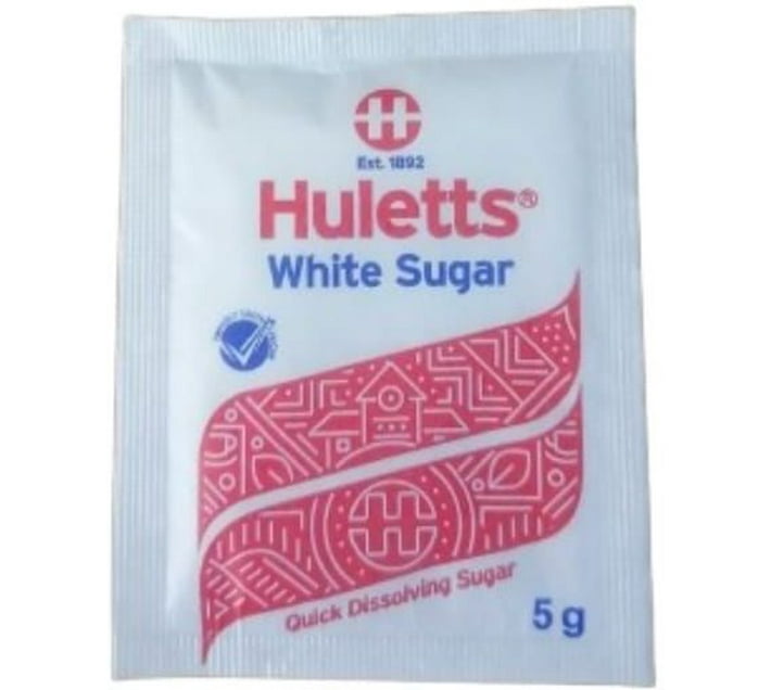 HULLETS WHITE SUGAR 2000 X 5G SUGAR SACHETS White Sugar (10 kg, Pack of