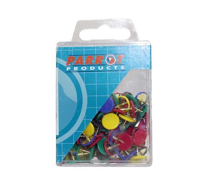PARROT PRODUCTS Drawing Pins (Boxed Pack 100, Assorted) Makro