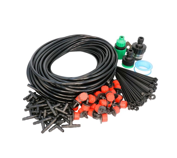 Someone’s in a Makro Drip Irrigation Kit (30 Adjustable Drippers, 25m 4