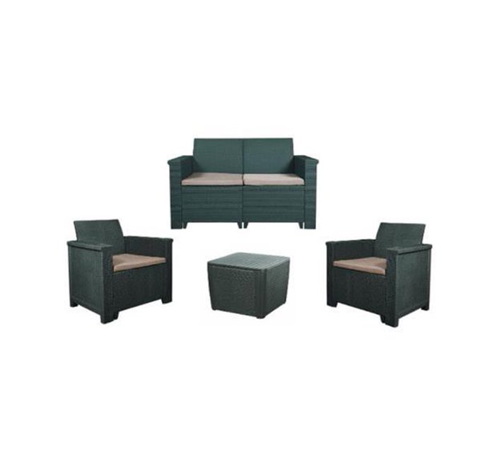 Outdoor 4 Piece Patio Furniture Set Makro