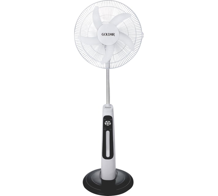 Someone’s in a Makro Rechargeable Battery and Electric Pedestal Fan